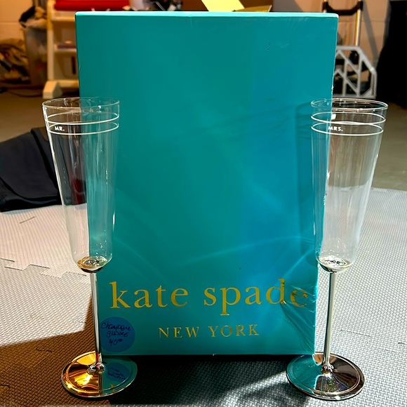 kate spade | Kitchen | Kate Spade Darling Point Long Stem Champagne